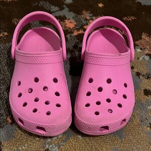 CROCS Kids Sandals - Bright Pink Size 12
